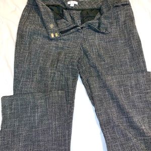 Black tweed trousers